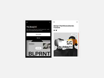 The Blueprint - Hero 04 & 08 Mobile minimalism