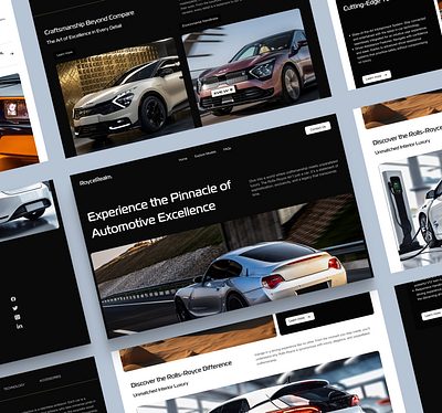 Electric car Landing page concept automotive cars design electric cars ev interface landing page product design ui uidesign uiux uiuxdesign ux web webdesign website