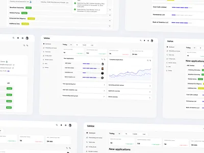 Velox - UK fintech graphic design ui ux