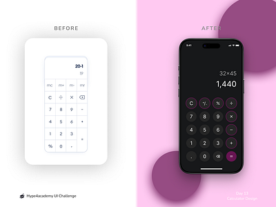 Daily UI Challenge #13 - Calculator calculator dailyui design figma hype4academy ui uidesign uiux ux