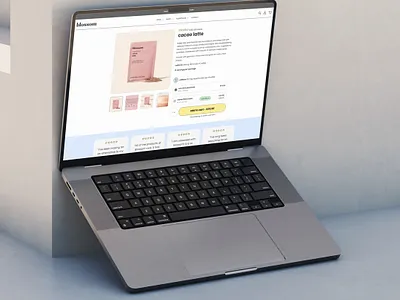 Blossom Wellness: Online Shop Design design ecommerce onlinestore userexperience ux uxdesign uxui website