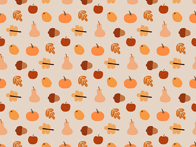 Golden Autumn Harvest acorns autumn digital art fall harvest home decor pumpkin wall art