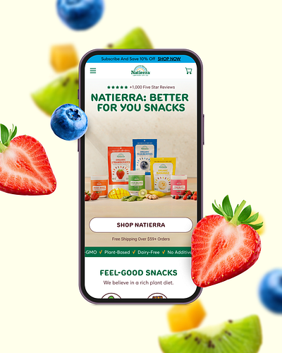 Natierra: Website Design design ecommerce onlinestore userexperience ux uxdesign uxui website