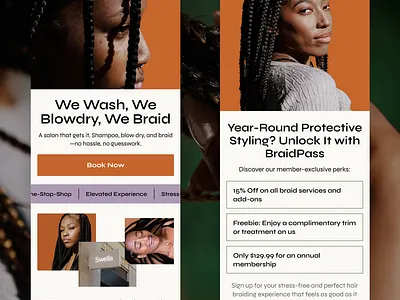 Swella: Homepage Design design ecommerce onlinestore userexperience ux uxdesign uxui website