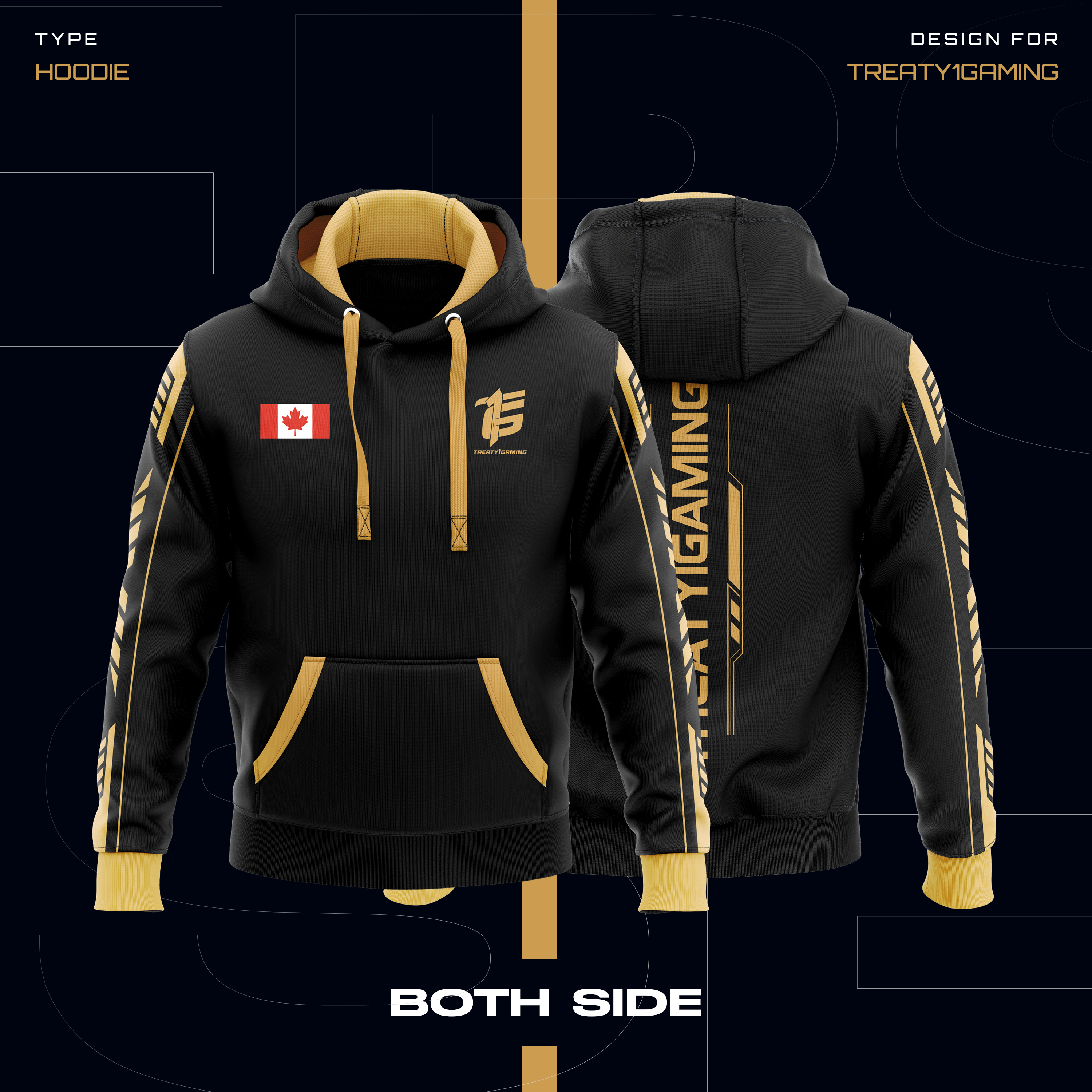Treaty1Gaming Esports Team Apparel Design | Hoodie Mockup esportsdesign fashion graphicdesign jersey