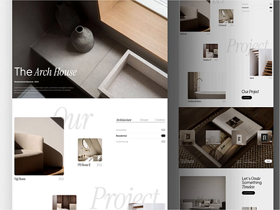 Norm Architect’s Website Animation animation architects design header home decor interior landing page property ui uidesign uiux uxdesign web design website