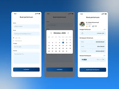 Care News Check In Schedule Page graphic design ui
