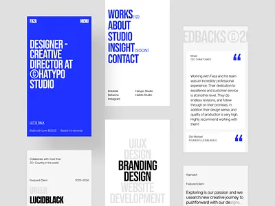 Personal Website - Responsive landing page personal landing page personal website portfolio portfolio landing page portfolio website ui design web web design website website design