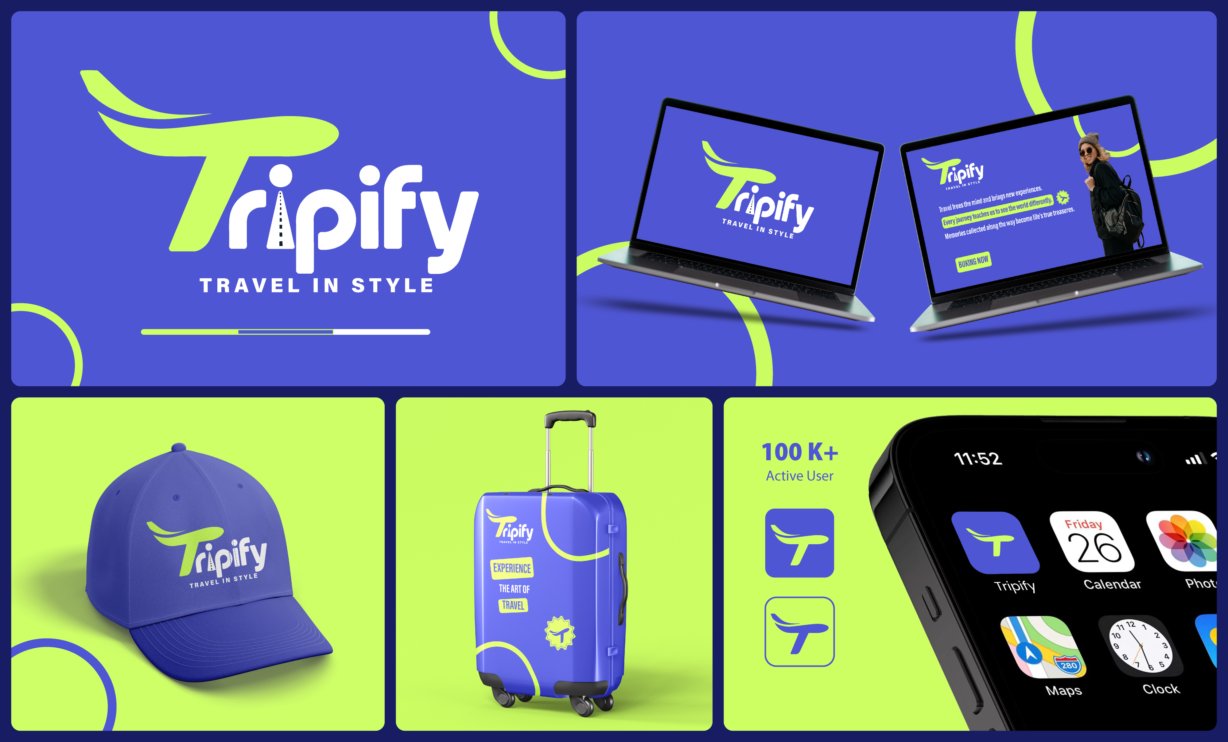 Example of Travel Agency Brand Identity Design