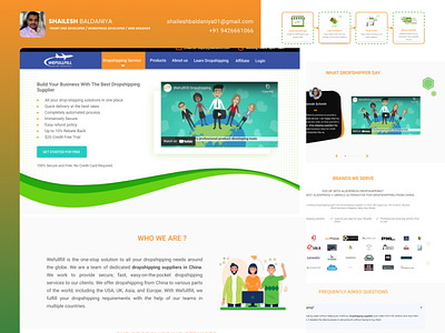 Wefulfil Figma UI Design | Shailesh Baldaniya design figma graphic design ui website design