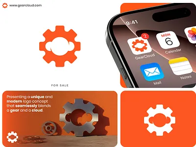 Gear + Cloud Modern Tech Logo Design automation branding cloud cloud logo cloudcomputing engineering gear gear logo icon innovation it solutions itlogo logo logodesign minimal logo modern logo o print saas tech logo