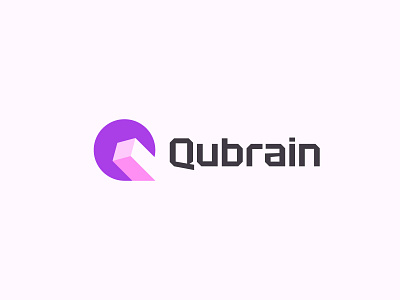 Letter Q Cube Logo, Modern Logo Design blockchain logo brand identity branding cube logo letter q logo logo logo design q cube logo q logo design