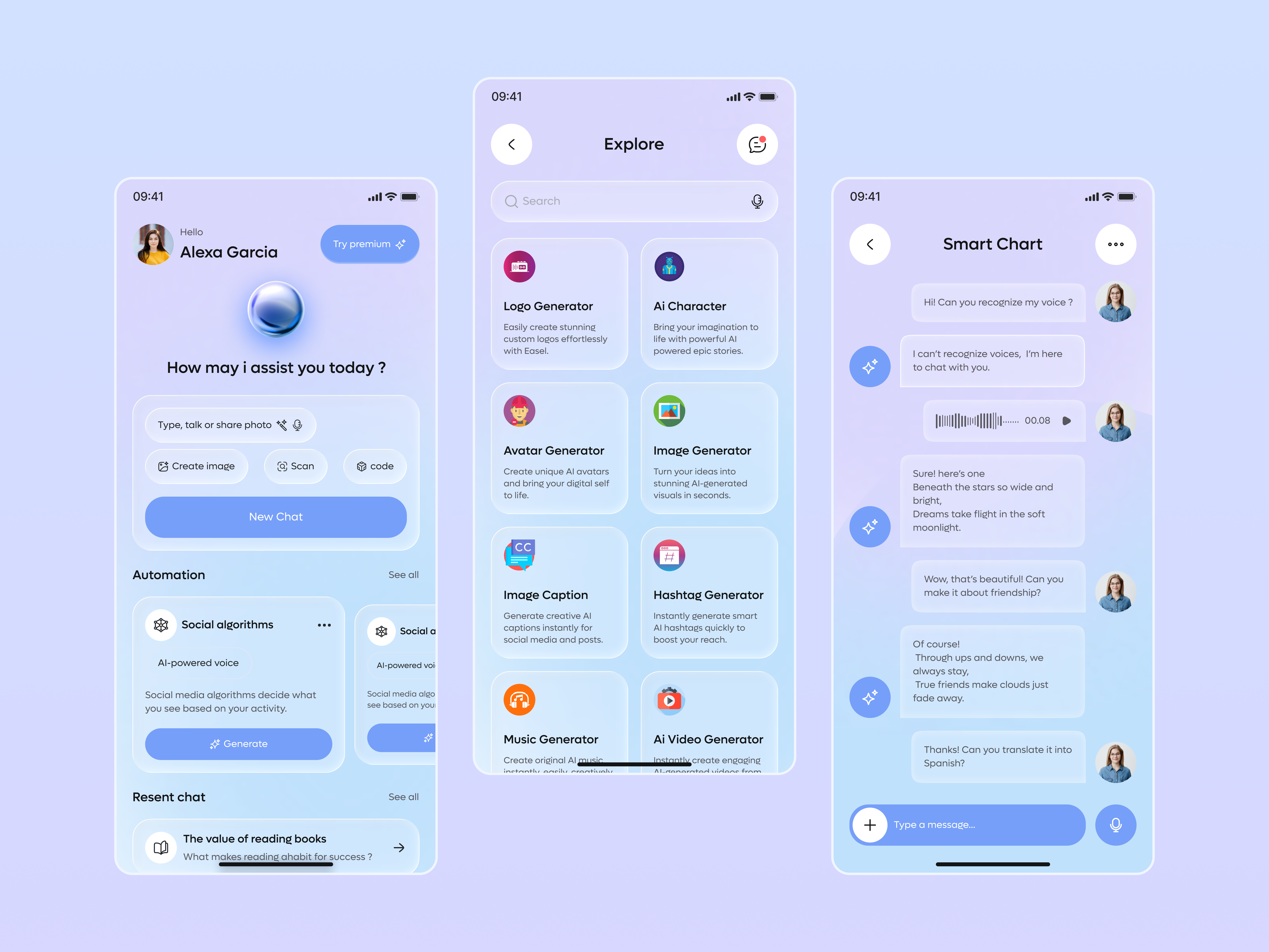 AI Mobile App ai ai app ai art app ai assistant ai chatbot ai education ai image app ai marketing ai mobile app ai mobile design ai photoeditor ai speech app chatbot design mobile app product design smart assistant app web design