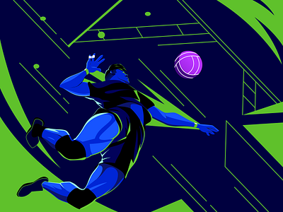 Sports Illustration art brand illustration branding creative design digital art illustration illustrator minimal poster social sport sports ui ux vector visual identity