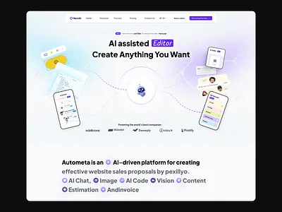 NextAi - AI SaaS Website Design ai chatbot ai landing page ai saas home page design ai saas landing page ai video generator ai website design convernational ai nextai