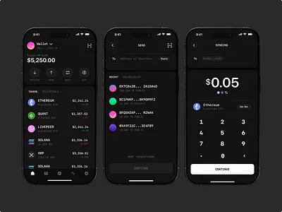 Max – Crypto Wallet Mobile App app design blockchain crypto crypto dark ui crypto investment cryptocurrency defi e wallet mobile app finance finance investment finance crypto wallet investment investment app mobile app nft onboarding product design wallet web3