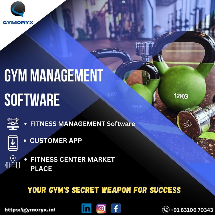 Gymoryx gym management software by Sattyda on Dribbble