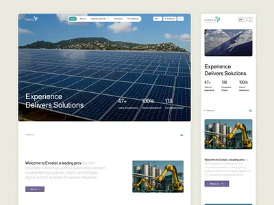 Evostel - Corporate Website Design aviation website corporate website corporate website design electrical solutions energy supplier website energy website engineering website industrial solutions industrial technology industrial website infrastructure iot supplies landing page manufacturing manufacturing website professional website tech website technology ui ux website design