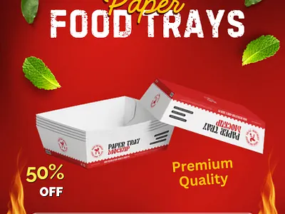 Paper Food Trays disposabletrays ecofriendlypackaging foodservicepackaging paperfoodtrays sustainabledining
