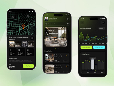 Real Estate Mobile App apartment app design booking building buy home home rental ios app mobile property app property sell real estate real estate app real estate design realestate rent ui uiux