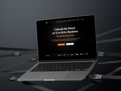 Pronix - AI Landing Page ai ai web design ai website ai website design artificial intelligence brand design branding design futuristic design graphic design landing page landing page design tech ui ui web design website website design website ui design