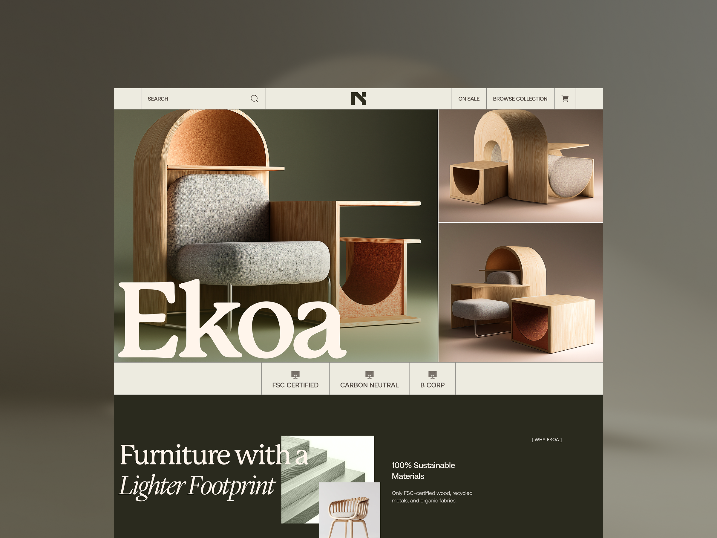 Furniture Website Landing Page design e commerce ecommerce shop furniture furniture detail product page furniture landing page furniture store furniture website home decor landing page design ui uiux ux web design