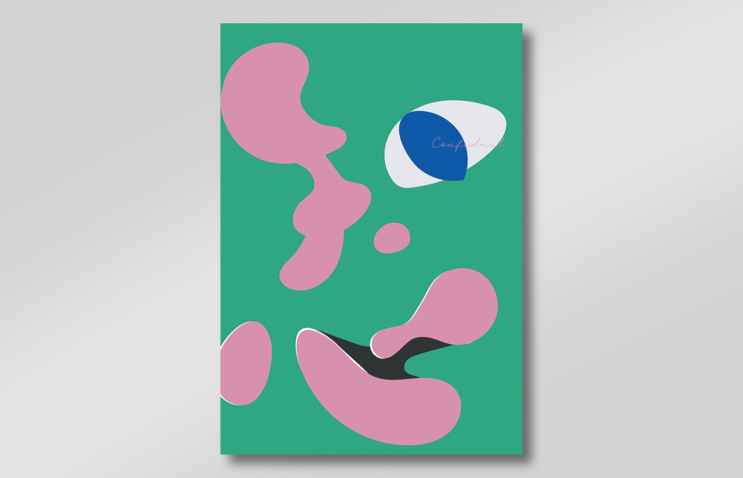 Title: Confidant / Think 作品名稱：知心 / 想想 communication design concept design concept desugn design graphic design illsutrator illustration illustrator poster poster design taiwan taiwan design taiwan designer taiwan poster taiwan poster design typograpgy design typography typography design