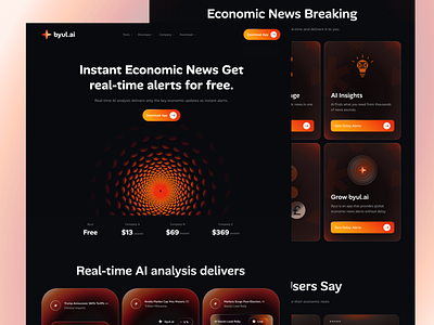 Byul AI - Landing Page ai byul ai landing page crypto defi website design design ico landing page saas dashboard ui ux web app