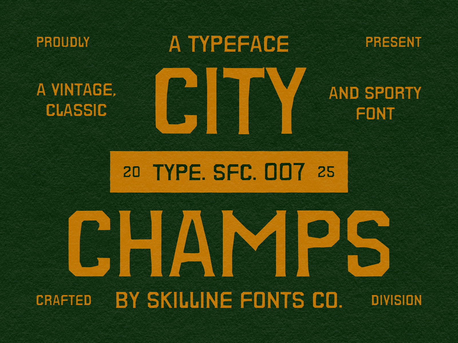 City Champs - Classic Sporty Font apparel font athletic font block font branding font championship font city champs font college font display font headline font jersey font logo font merch font poster font retro font sports font team font varsity display font varsity font varsity lettering