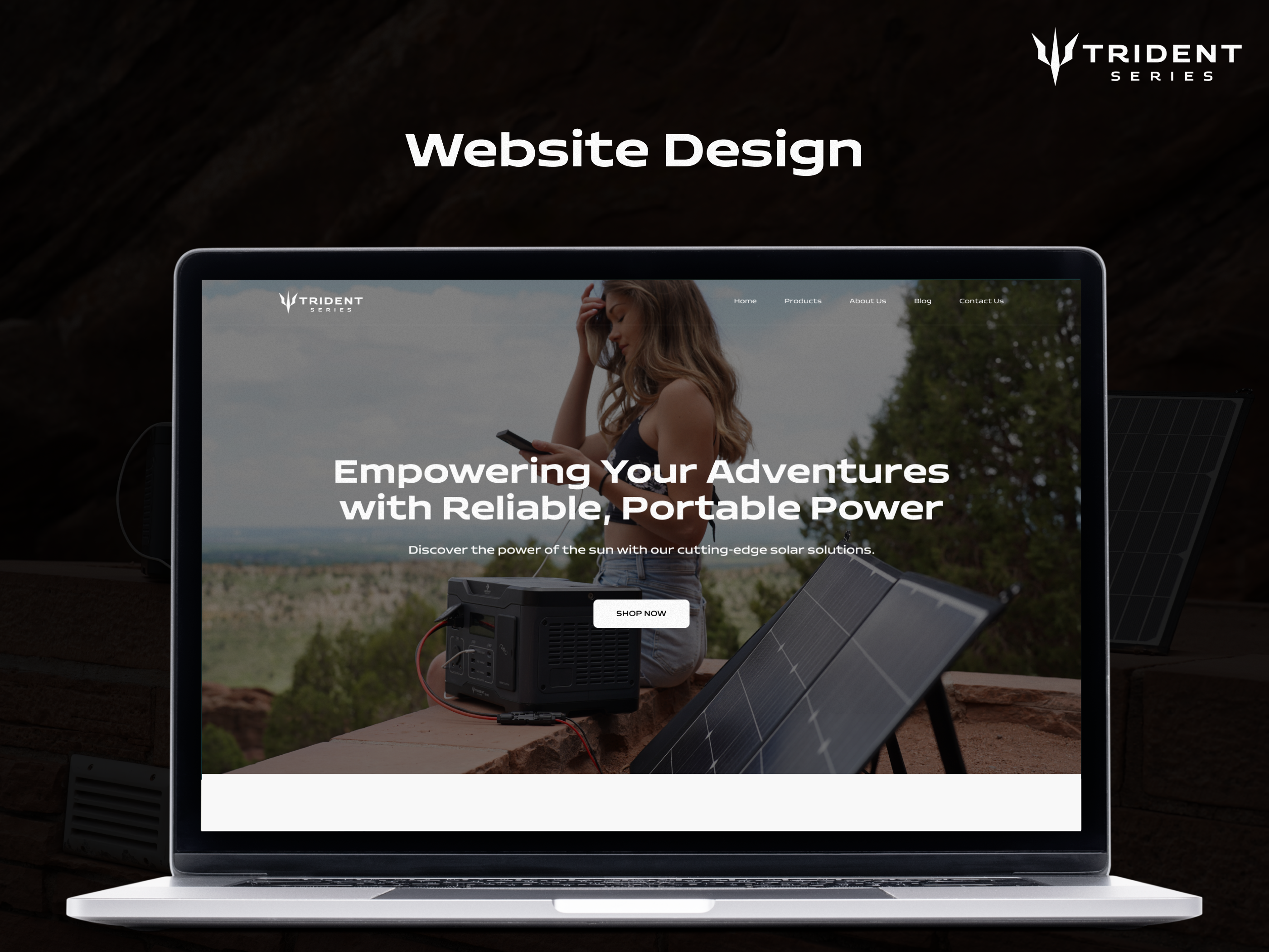 Trident - Website UI Design
