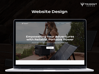 Trident - Website UI Design