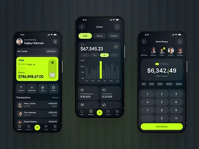 Finance Mobile App Design app interface banking app finance app finance mobile app design finance product design finance ui design financial app concept fintech app design fintech ui mobile app design money transfer online banking payment app payment transfer personal finance ui design inspiration wallet app