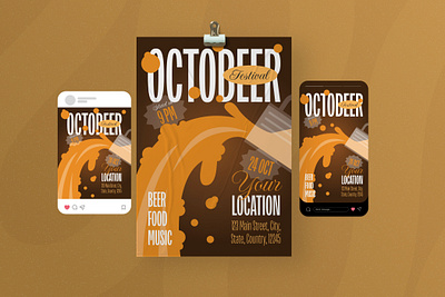Octobeer - Flyer Set malt