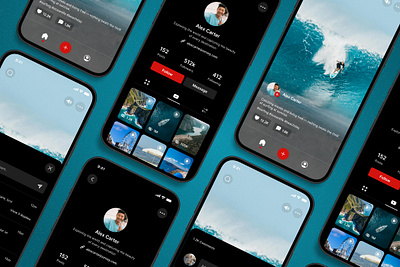 Social Share - Mobile App UI Kit search