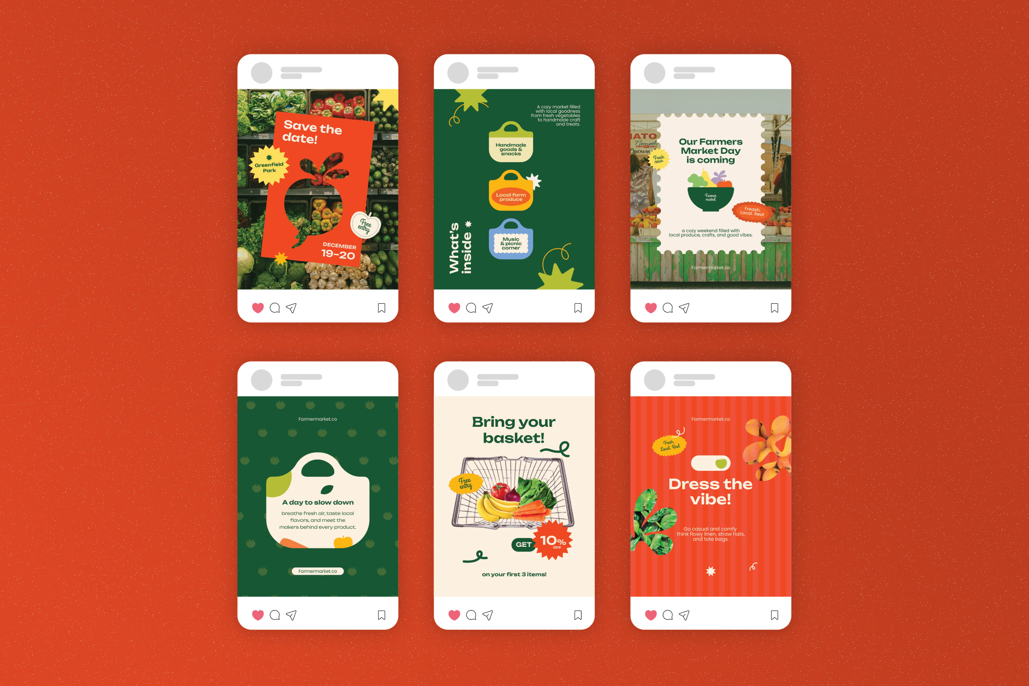 Farmer Market - Instagram Post fresh