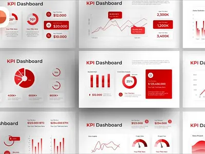 Pro KPI Dashboard PowerPoint Template dashboard data infographic key kpi presentation