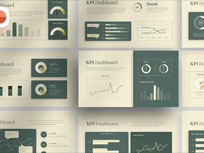 Classic KPI Dashboard PowerPoint dashboard data infographic key kpi performance presentation