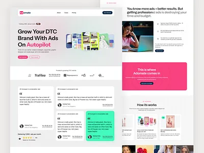 Ads managment website ads branding design graphic design landing mobile app ui ux website