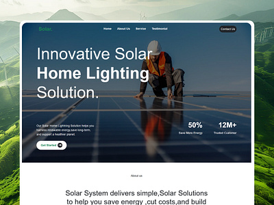 🌞 Solar Home Lighting Solution – Free Website Template free html website free html website template ranjith ramesh ranjith.ramesh ranjithrameshr renewable energy solar energy website template solar home lighting solar panel solutions web template