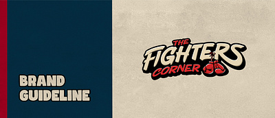 THE FIGHTERS CORNER - BRAND STYLE GUIDE adobe illustrator branding business logo