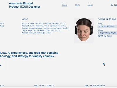 Portfolio Website ai animation graphic design grid portfolio ui ux web