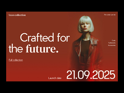 CFTF - Clothing Brand #03 clothing brand future layout type typo typography web websdesign