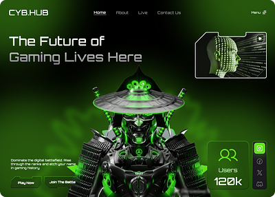 Browse thousands of Gaming Hero Section images for design inspiration ...