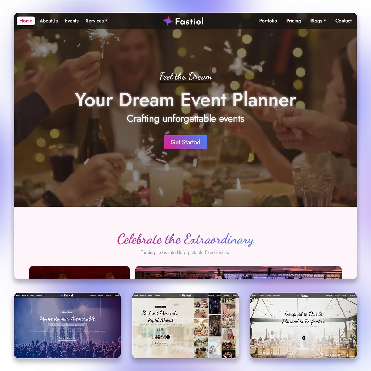 Fastiol – Modern Event Management Template