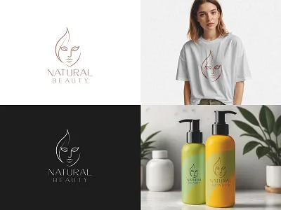 Cosmetics Logo ! beautification logo branding cosmetics combination logo cosmetics logo cosmetics logo design cosmetics minimal logo creative logo fashion logo leaf cosmetics logo leaf woman logo logo minimal logo natural beauty logo natural cosmetics logo wordmark logo