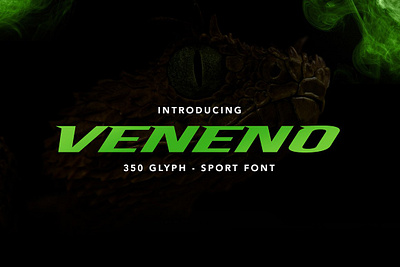 Veneno Typeface display type font futuristic game titles headline movie titles multilingual performance jersey poster sport sport font typeface veneno venom veneno typeface