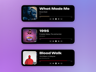 Player concept app concept music ui ux