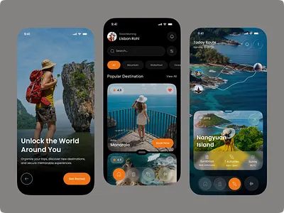 AI Travel Mobile App – Smart Planning, Effortless Exploring ai travel ai travel app aidesign aitravelapp app design explorationapp mobile app mobileappui smart travel app smarttravel tourist app travelappdesign travelplanner uxuidesign wanderlust