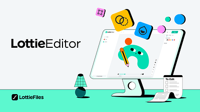 Lottie Editor - The Easiest Way To Edit A Lottie Animation animation art direction branding creative direction design editor graphic design illustration lottie lottie animations motion motion graphics product tech ui uiux vector