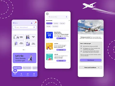 Airline Guidance Application airline application guidance application mobile design travel application ui and ux design